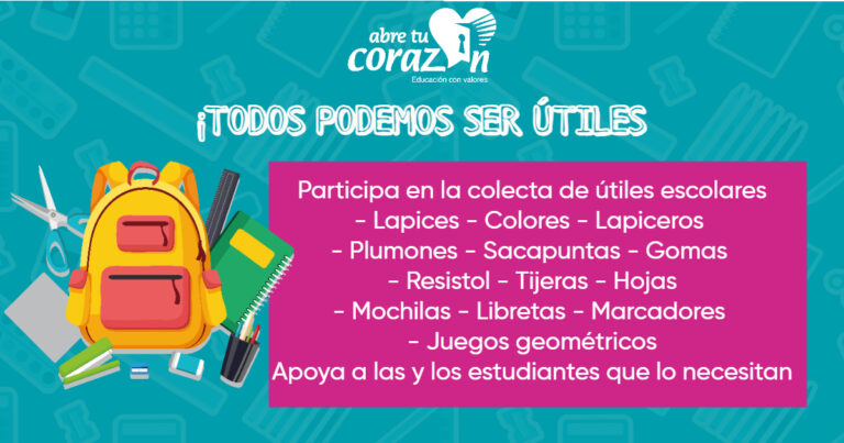 ¡Todos podemos ser útiles!